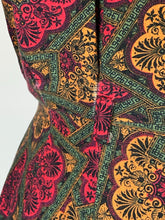 Load image into Gallery viewer, 1980’s-does-50’s Wallpaper print cotton blend dress by Our’s
