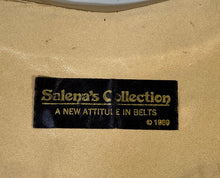 Load image into Gallery viewer, 1980’s-90’s colorful pieces leather low hip belt by Salena’s Collection
