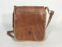 Load image into Gallery viewer, 1970’s hand-tooled natural leather long strap unisex bag by Chui

