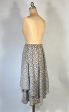Load image into Gallery viewer, Edwardian 1900’s-1910’s silk 2-tier modified skirt with cornflowers
