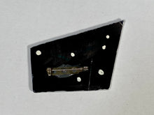 Load image into Gallery viewer, 1980’s handmade hand-painted lightweight ‘matchstick’ pin -signed
