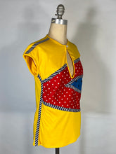 Load image into Gallery viewer, 1980’s primary color patchwork colorblock tee t-shirt by Koos Van Den Akker
