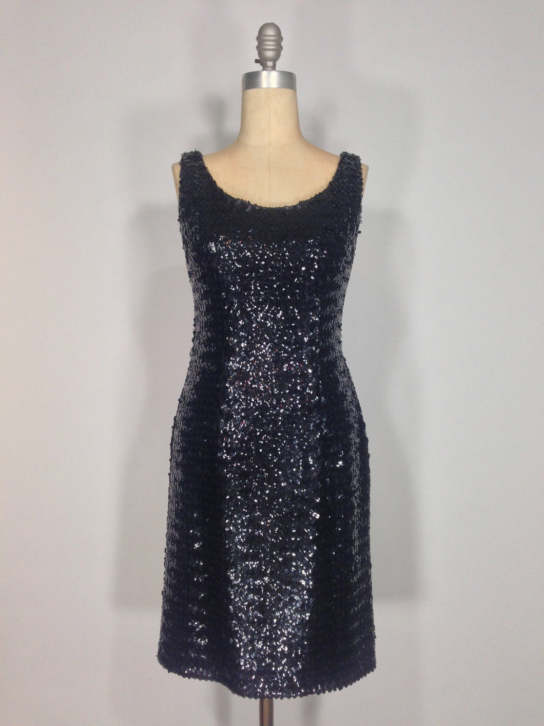 1950’s Black sequin Pin-up wiggle dress